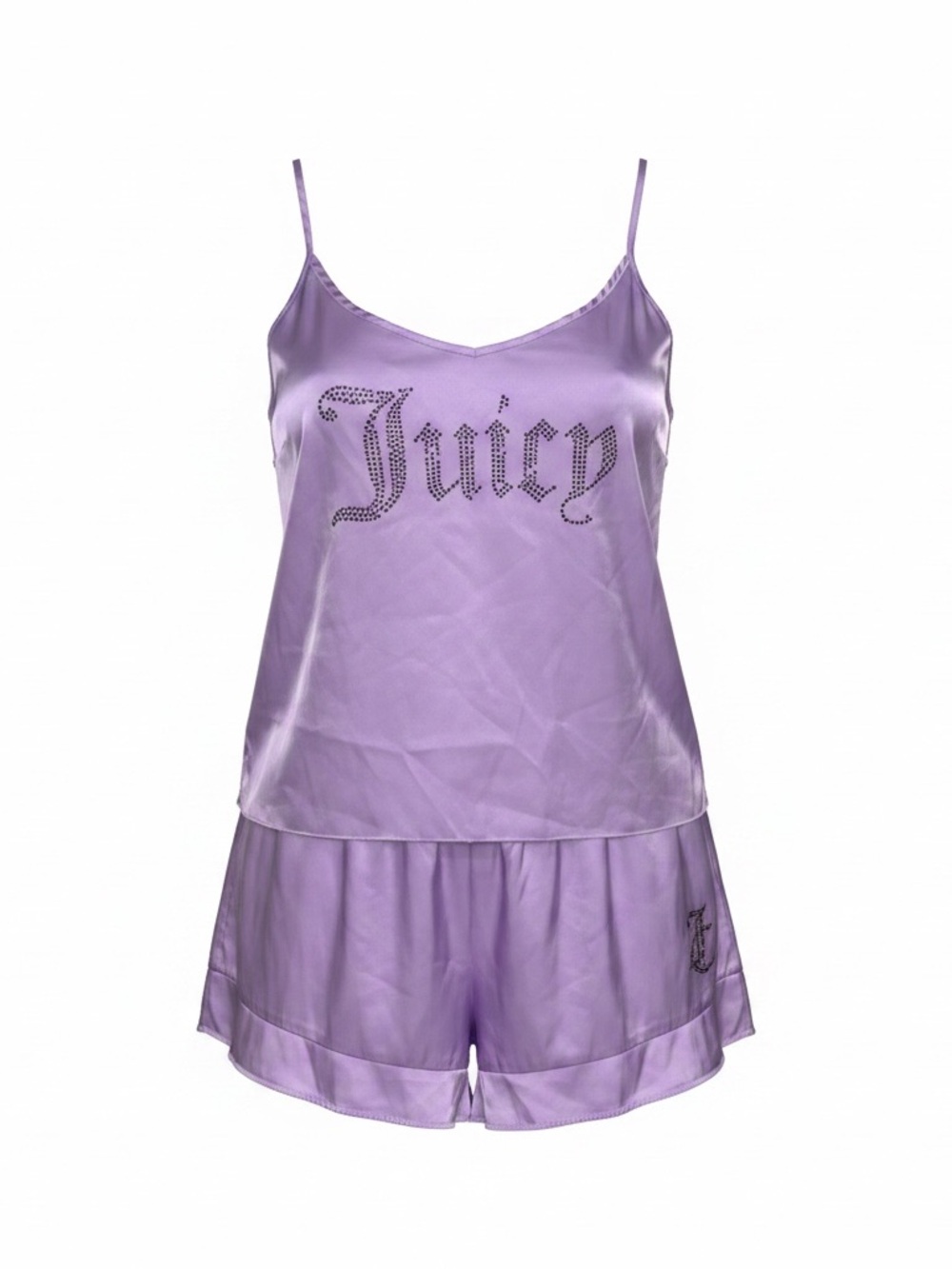 Juicy Couture Lavender Satin Camisole & Shorts Set